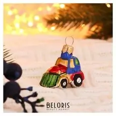 Елочное украшение "Трактор"(Мини серия"вс") H-4 см