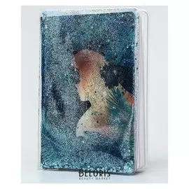 Ежедневник А5 с обложкой шейкер "Тропики", принцессы