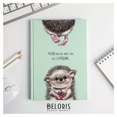 Ежедневник Чудо рядом твёрдая обложка, А5, 80 листов