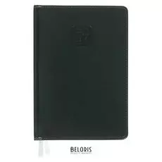 Ежедневник датированный 2021, А5, 176 листов Bravo, обложка искусственная кожа, термотиснение, 2 ляссе, блок 70 г/м2, зелёный