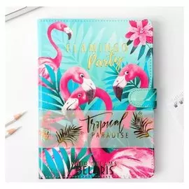 Ежедневник Flamingo Party, A5, 96 листов
