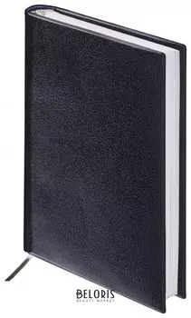 Ежедневник недатированный малый формат (100х150 мм) А6, Brauberg "Select", балакрон, 160 л., черный