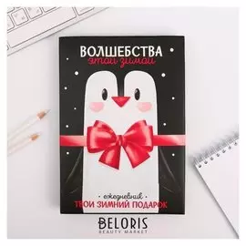 Ежедневник в подарочной коробке "Волшебства этой зимой", 80 листов