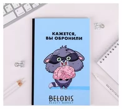 Ежедневник в точку "Милый Енот", 64 листа