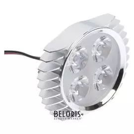 Фара Cветодиодная для мототехники, 4 Led, Ip65, 4 Вт, направленный свет