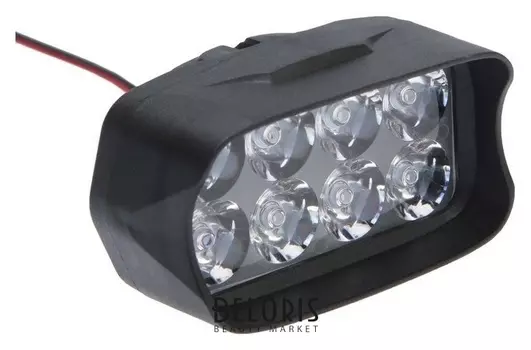 Фара Cветодиодная для мототехники, 8 Led, Ip67, 8 Вт, направленный свет