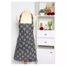 Фартук доляна 60х70см, литсвенный лес, 100%пэ, рогожка 200 гр/м