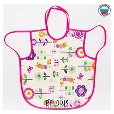 Фартук-нагрудник, арт. 0084, с рисунком "Гусеницы"