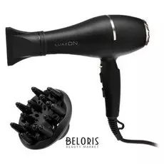 Фен для волос профессиональный Luazon Lf-30, 2000 Вт, 3 насадки, покрытие софт-тач