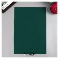 Фетр "Blitz" 1 мм, мягкий 20х30 см ± 2 см (Набор 5 шт) т.зеленый