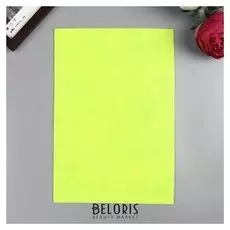 Фетр "Blitz" 1 мм, мягкий 20х30 см ± 2 см (Набор 5 шт) люмин.-желтый