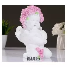 Фигура "Ангел. сердечной привязанности" белый 12х9х19см