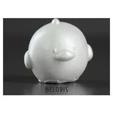 Фигура "Цыпленок цыпа малый" перламутр 4,8х5х4,4 см