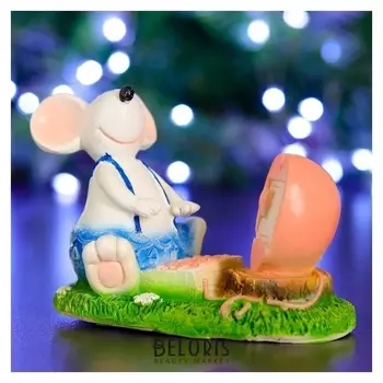 Фигура "Мышонок програмист" 9х13см