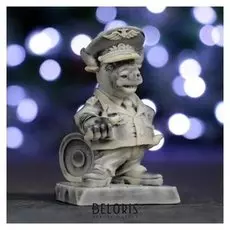 Фигура "Символ года: Бык - генерал" шарж 9см