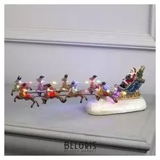Фигура световая "Рождественские сани" 38х12 см, 31 Led, Aаа*3 (Не в компл), мульти