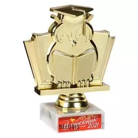 Фигура «Выпускник 2021», сова, 13 х 9,5 х 5 см