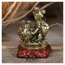 Фигурка черепаха на камне "Гармонии", 3,5 х 2,8 х 2,2 см