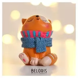 Фигурка «Котик с шарфом»