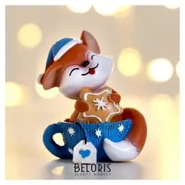 Фигурка «Лисичка», 7,5 х 6 х 5 см