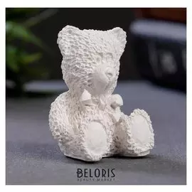 Фигурка "Медвежонок" 4х3см белый