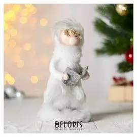 Фигурка новогодняя "Девочка-певица"