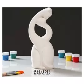 Фигурка-раскраска "Коты нежность", под роспись, 26 см