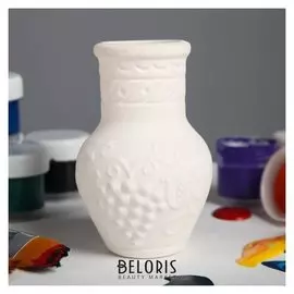 Фигурка-раскраска "Ваза", под роспись, 10 см