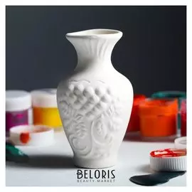 Фигурка-раскраска "Вазончик", под роспись, 10,5 см