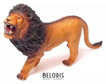 Фигурка животного «Африканский лев», длина 35 см
