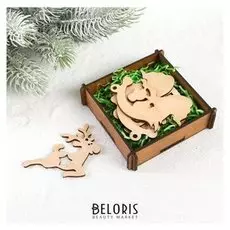 Фигурки для декорирования «Новогодние подвески. 1»