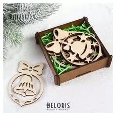 Фигурки для декорирования «Новогодние подвески. ёлочные шарики»