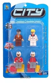 Фигурки для конструктора 4 детали