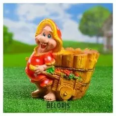 Фигурное кашпо "Гном"