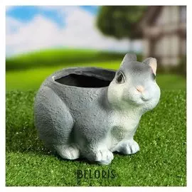 Фигурное кашпо "Кролик" 13х21х13см