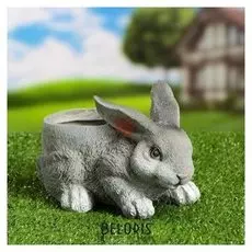 Фигурное кашпо "Зайчик" 21х13х14см