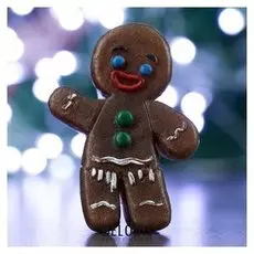 Фигурное мыло "Пряник" коричневый 50гр