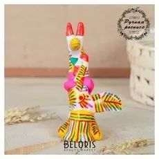 Филимоновская игрушка «Лиса с петухом»