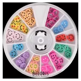 Фимо-дизайн для ногтей «Смайлики»