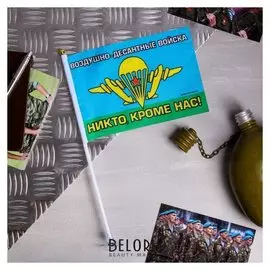 Флаг на присоске «Вдв», 21 × 14 см