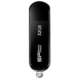 Флэш-диск 32 Gb Silicon Power Luxmini 322 Usb 2.0, черный