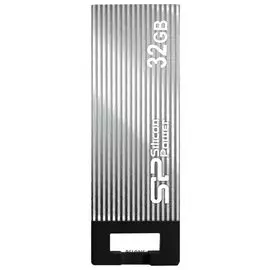 Флэш-диск 32 Gb, Silicon Power Touch 835, Usb 2.0, металлический корпус, серый