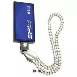 Флэш-диск 64 GB SILICON POWER Touch 810 USB 2.0, синий