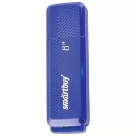 Флэш-диск 8 GB, SMARTBUY Dock, USB 2.0, синий