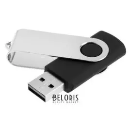 Флешка L 104 B, 8 ГБ, Usb2.0, чт до 25 мб/с, зап до 15 мб/с, черная