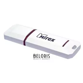 Флешка Mirex Knight White, 16 Гб, Usb2.0, чт до 25 мб/с, зап до 15 мб/с, белая