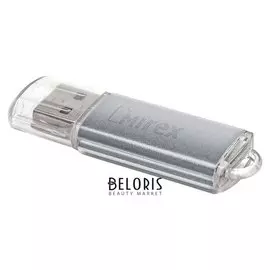 Флешка Mirex Unit Silver, 8 Гб, Usb2.0, чт до 25 мб/с, зап до 15 мб/с, серебряная