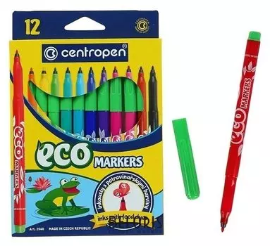 Фломастеры 12 цветов Eko