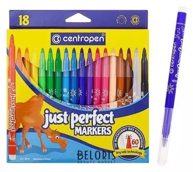 Фломастеры 18 цветов Perfect