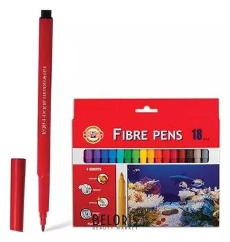 Фломастеры 18 цветов "Рыбки"